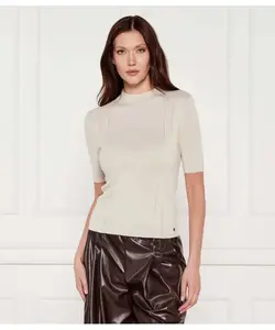 Шерстяной свитер Slim fit Marc Cain, бежевый