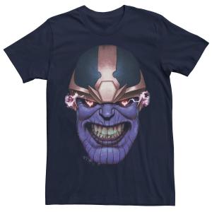 Мужская футболка с рисунком Marvel Thanos Grinning Face