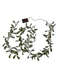 STAR Trading Светодиодная гирлянда из омелы "Омела" зеленого цвета - (Д)200 см