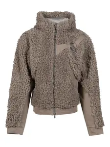 Флисовая куртка Chiaroscuro с капюшоном Heliot Emil, коричневый