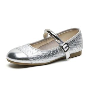 HUANAI Туфли Мэри Джейн женские, белые/серебристые