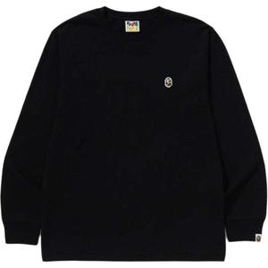 Bape Abc Camo One Point лонгслив A BATHING APE, черный