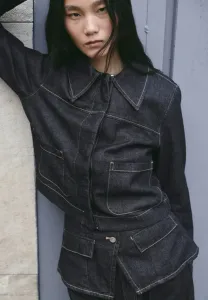 Джинсовая куртка Mango, Blue