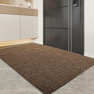 Dajiang Ковер 50х80 см для прихожей, устойчивый к загрязнениям, легко чистить, цвет Ouge-Brown