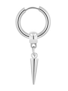 Adeliás Серьги унисекс из нержавеющей стали, серебристого цвета