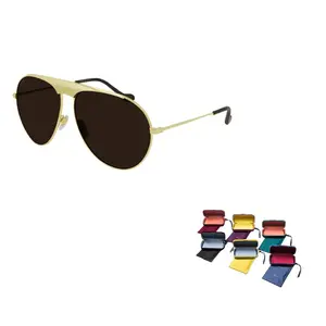 GUCCI Авиаторские солнцезащитные очки, Gold