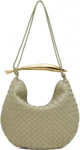 Средняя сумка сардин цвета хаки Bottega Veneta