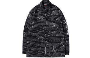 Куртки Li Ning мужские, стандартные, черные, камуфляжные, со стоячим воротником, средней толщины, другие характеристики