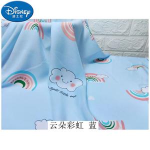 Disney Пододеяльник 150х200 см на молнии, искусственный хлопок, цвет Lake Blue, Cloud Rainbow Blue