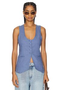 Жилет милли Free People, серый