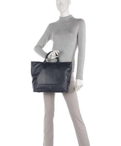 Сумка-Шоппер Halmahera из мелкозернистой телячьей кожи. Dudu Bags, синий