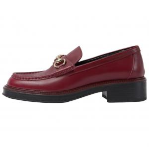 GUCCI Лоферы с подковкой женские красные
