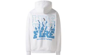 Толстовка Unisex Hooded Moderate Heavyweight ZIAREL, белый heather серый