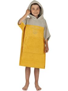 Normani Детский банный пончо Puwai 6-9 лет, желтый