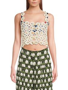 Укороченный топ крючком Zilia Caracola Agua by Agua Bendita, цвет Multicolor