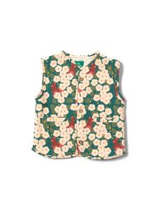 Little Green Radicals Двусторонний жилет синего цвета, подкладка из шерсти шерпа