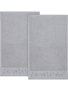 Erwin Müller Набор из двух гостевых полотенец светло-серого цвета