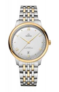 Часы Omega De ville prestige co‑axial master chronometer с желтым золотом 40 мм