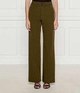 Брюки женские Pinko с высокой талией на резинке, зеленый