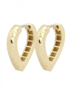 Adeliás Женские серьги - серьги-кольца с шарнирным креплением из золота 333 пробы