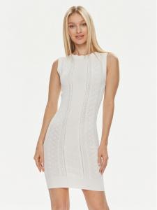 Трикотажное платье приталенного кроя Guess, экрю