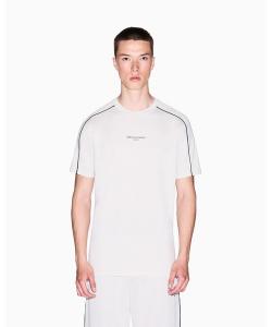 Футболка с коротким рукавом из хлопкового пике с логотипом ARMANI EXCHANGE