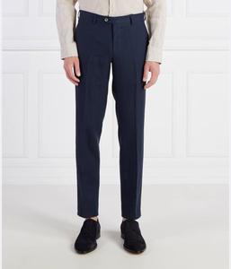 Брюки мужские Oscar Jacobson льняные прямые, синий