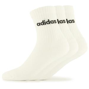Многофункциональные носки Adidas Cushioned Linear Crew 3-Pack, цвет White/Black