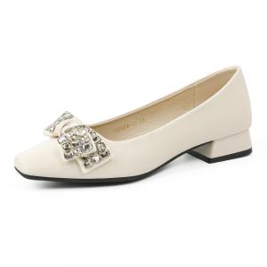 Повседневные однобортные туфли женские Bamiti, Ecru