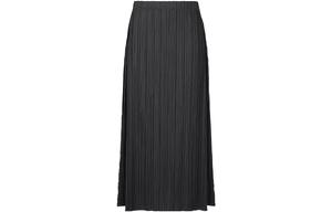 Повседневная длинная юбка PLEATS PLEASE ISSEY MIYAKE, горчично-желтая
