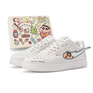 Crayon Shinchan Низкие скейтерские кроссовки унисекс бежево-абрикосовые, цвет Beige Apricot