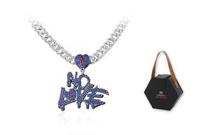 Унисекс-кулон из сплава Inkopper, серебристо-голубой