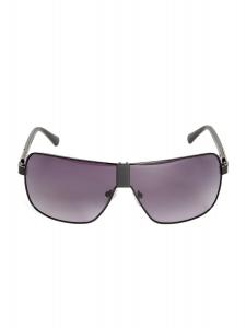 Солнцезащитные очки с металлическим щитком Guess Factory, серебро