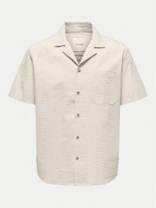 Свободная рубашка Eye Resort 22030342 Only & Sons, бежевый