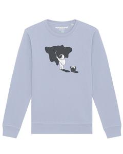 Толстовка Watapparel Painting space, светло-синий