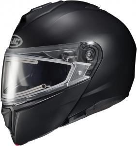 Модульный мотоциклетный шлем HJC i90 METAL с электрическим стеклом, одобрен DOT (Semi Flat Black, XXXXX-Large)