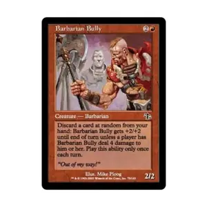 CCG Варвар-хулиган (клавиша C), MTG - Judgment