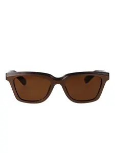 Солнцезащитные очки Carre в прямоугольной оправе Jacquemus, коричневый