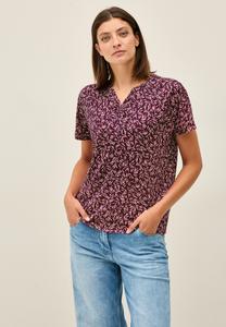 Футболка Cecil MIT MINIMAL PRINT, Rot/Bordeaux