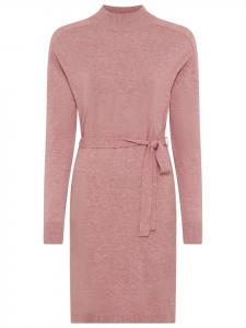 Laura Scott Вязаное платье розового меланжевого цвета