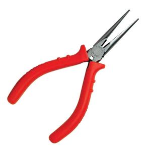 Stanley прецизионные острогубцы с красной ручкой, 6 дюймов, плоскогубцы с игольчатыми зажимами для электрика, кусачки 84-048