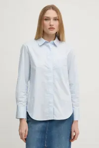 Хлопковая рубашка Pedro del Hierro, синий