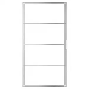 Коробка раздвижной двери для гардеробной, алюминий, 102х196 см, SKYTTA IKEA