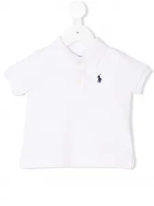 Рубашка-поло с короткими рукавами POLO RALPH LAUREN KIDS, белый
