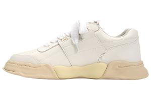 Низкие кроссовки Maison Parker OG Sole PF из кожи белого цвета Mihara Yasuhiro