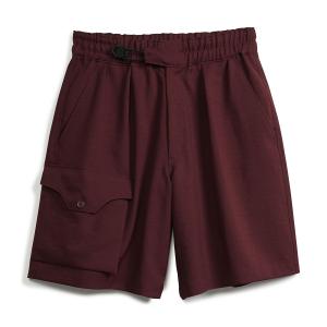 Y-3 Карго-шорты унисекс бордовые