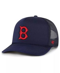 Мужская темно-синяя кепка Boston Red Sox из пенопласта с логотипом Trucker Snapback '47 Brand