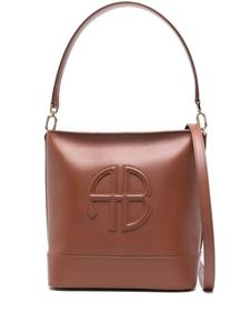 Сумка-шоппер с нашивкой-логотипом ANINE BING, коричневый