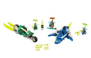 Конструктор Phantom Ninja Collection Jay и Lloyd, Speed Racer, Ninjago Building Blocks 301 600 71709 LEGO