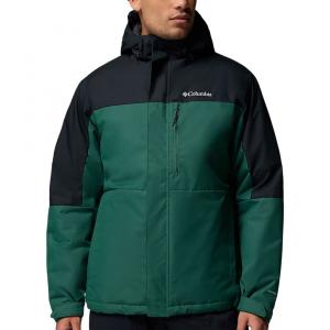 Мужская водонепроницаемая, ветрозащитная, износостойкая, термоветровка для походов Columbia, темный зеленый 375